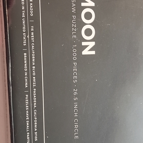 Moon 1000 Pc Four Point Circular Jigsaw Puzzle 26.5" Bluekazoo Sealed/Brand New - Picture 3 of 6